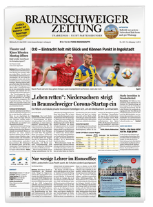 Titelblatt der Zeitschrift Braunschweiger Zeitung