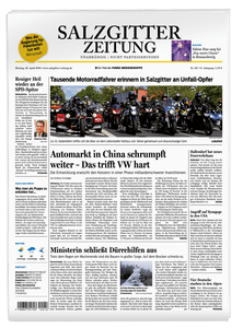 Titelblatt der Zeitschrift Salzgitter Zeitung