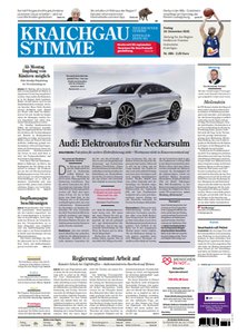 Titelblatt der Zeitschrift Kraichgau Stimme