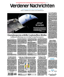 Titelblatt der Zeitschrift Verdener Nachrichten