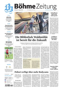 Titelblatt der Zeitschrift Böhme-Zeitung