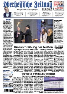 Titelblatt der Zeitschrift Oberhessische Zeitung