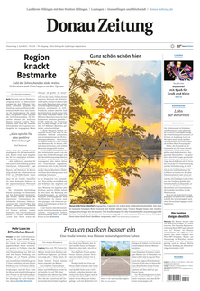 Titelblatt der Zeitschrift Donau Zeitung