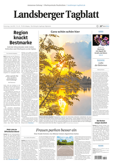 Titelblatt der Zeitschrift Landsberger Tagblatt