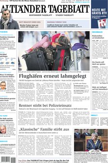 Titelblatt der Zeitschrift Altländer Tageblatt