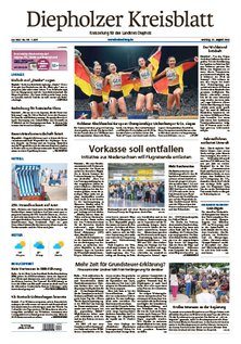 Titelblatt der Zeitschrift Diepholzer Kreisblatt