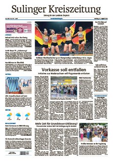 Titelblatt der Zeitschrift Sulinger Kreiszeitung