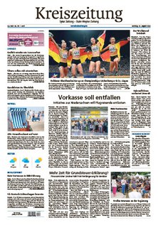 Titelblatt der Zeitschrift Kreiszeitung Syke / Weye / Stuhr