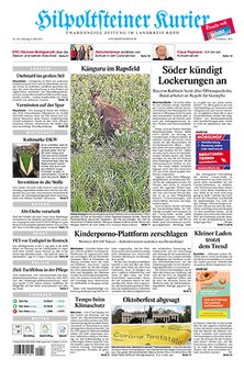 Titelblatt der Zeitschrift Hilpoltsteiner Kurier