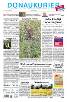 Titelblatt der Zeitschrift DONAUKURIER