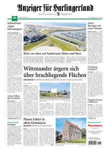 Titelblatt der Zeitschrift Anzeiger für Harlingerland