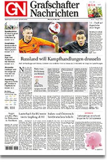 Titelblatt der Zeitschrift Grafschafter Nachrichten