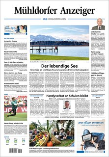 Titelblatt der Zeitschrift Mühldorfer Anzeiger