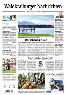 Titelblatt der Zeitschrift Waldkraiburger Nachrichten