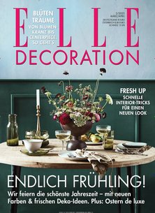 Titelblatt der Zeitschrift ELLE DECORATION im Geschenkabo