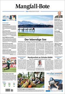 Titelblatt der Zeitschrift Mangfall - Bote