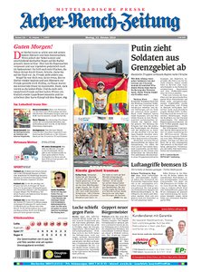 Titelblatt der Zeitschrift Acher-Rench-Zeitung