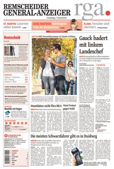 Titelblatt der Zeitschrift Remscheider General-Anzeiger