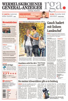 Titelblatt der Zeitschrift Wermelskirchener General-Anzeiger