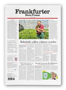 Titelblatt der Zeitschrift Frankfurter Neue Presse