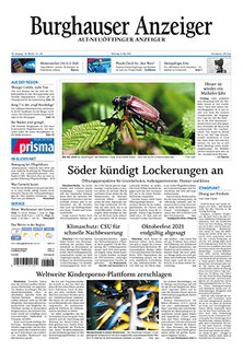 Titelblatt der Zeitschrift Burghauser Anzeiger