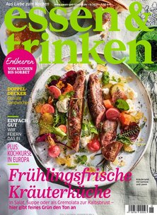 Titelblatt der Zeitschrift essen & trinken Leser werben