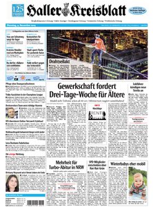 Titelblatt der Zeitschrift Haller Kreisblatt