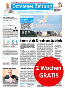 Titelblatt der Zeitschrift Dorstener Zeitung