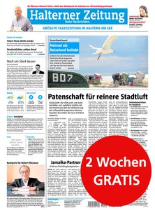 Titelblatt der Zeitschrift Halterner Zeitung