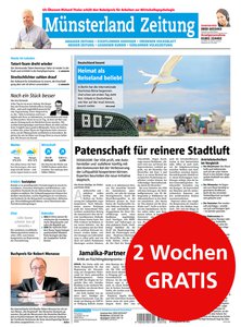 Titelblatt der Zeitschrift Münsterland Zeitung