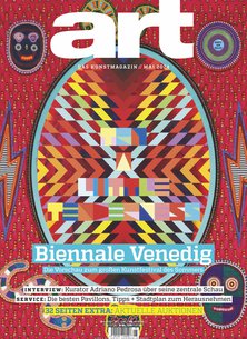 Titelblatt der Zeitschrift art im Prämienabo