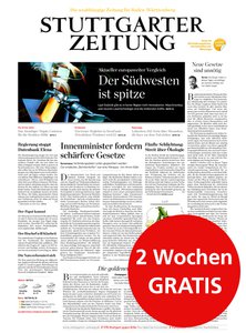 Titelblatt der Zeitschrift Stuttgarter Zeitung