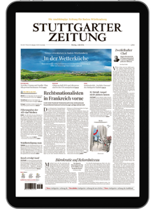 Titelblatt der Zeitschrift Stuttgarter Zeitung
