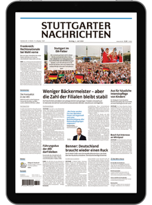 Titelblatt der Zeitschrift Stuttgarter Nachrichten