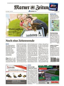 Titelblatt der Zeitschrift Marner Zeitung