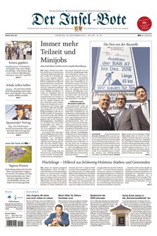 Titelblatt der Zeitschrift Der Insel Bote