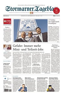 Titelblatt der Zeitschrift Stormarner Tageblatt