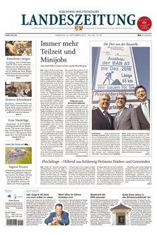 Titelblatt der Zeitschrift Schleswig-Holsteinische Landeszeitung