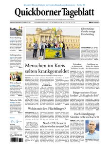 Titelblatt der Zeitschrift Quickborner Tageblatt