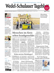 Titelblatt der Zeitschrift Wedel-Schulauer Tageblatt