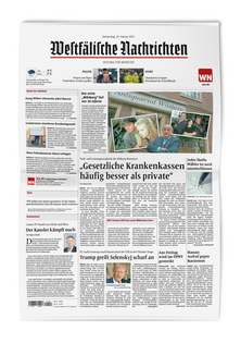 Titelblatt der Zeitschrift Westfälische Nachrichten