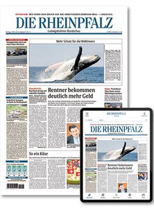 Titelblatt der Zeitschrift DIE RHEINPFALZ