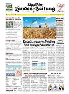 Titelblatt der Zeitschrift Lippische Landes-Zeitung