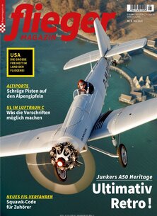 Titelblatt der Zeitschrift flieger magazin im Geschenkabo