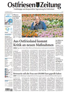 Titelblatt der Zeitschrift Ostfriesen-Zeitung