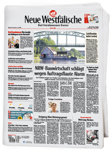 Titelblatt der Zeitschrift Bad Oeynhausener Kurier - Neue Westfälische