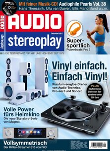 Titelblatt der Zeitschrift AUDIO/Stereoplay im Geschenkabo