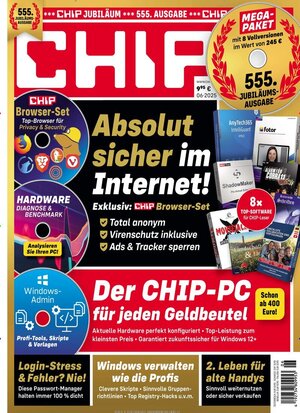 CHIP100 Abo beim Leserservice