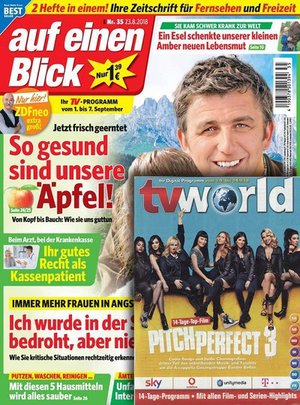 auf einen Blick mit tv world Abo beim Leserservice