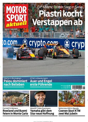 MOTORSPORT aktuell Abo beim Leserservice